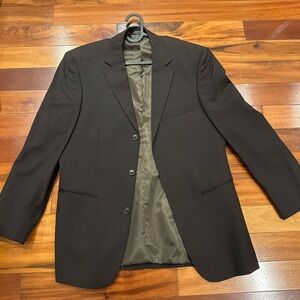 Elegant Brown Men's Blazer